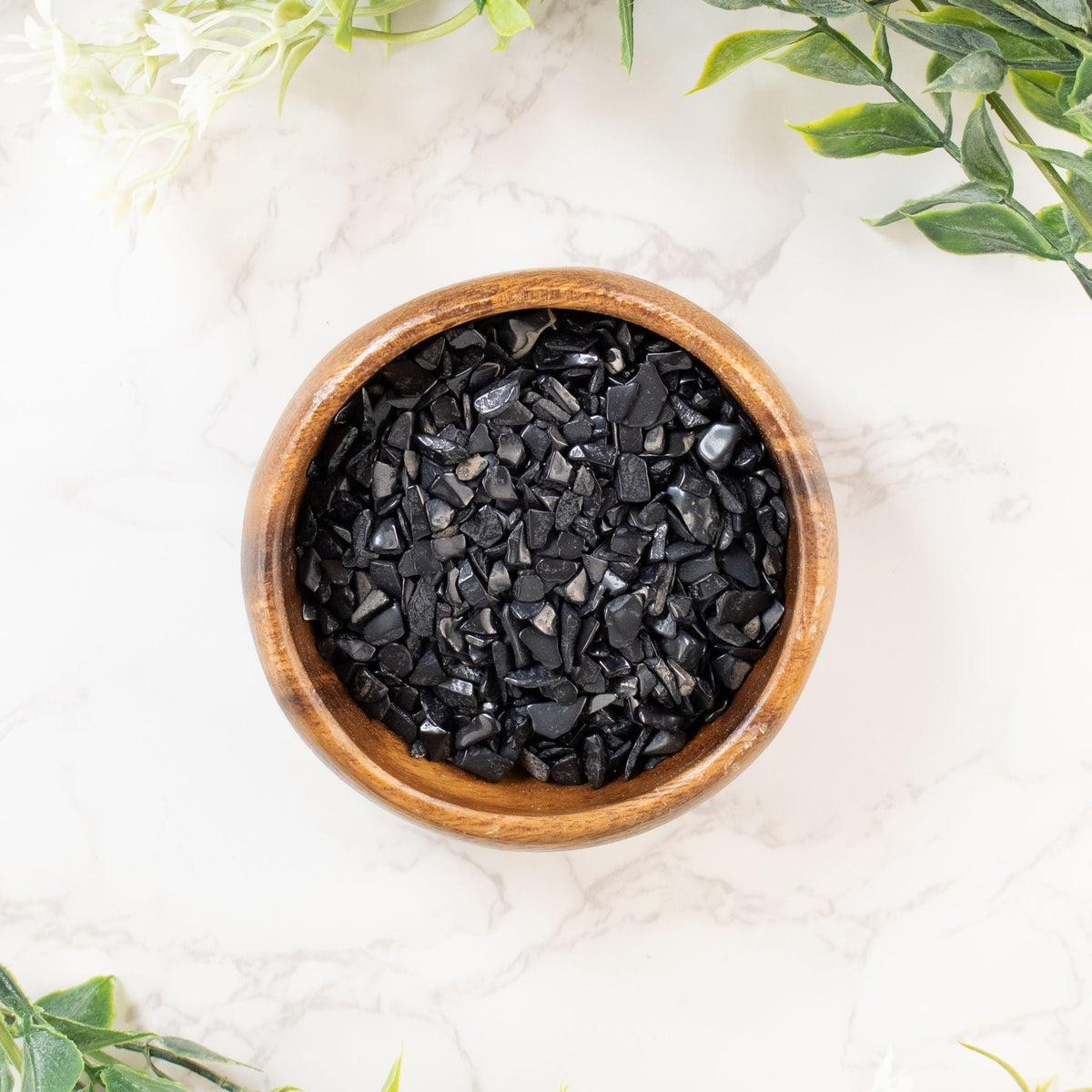 Black Tourmaline Crystal Chips 1lb