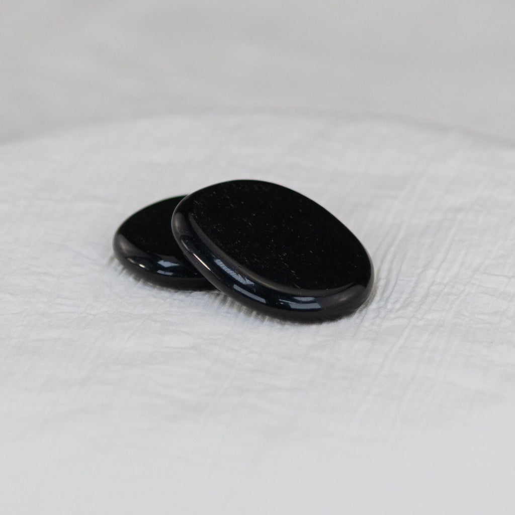 Black Tourmaline Palm Stone