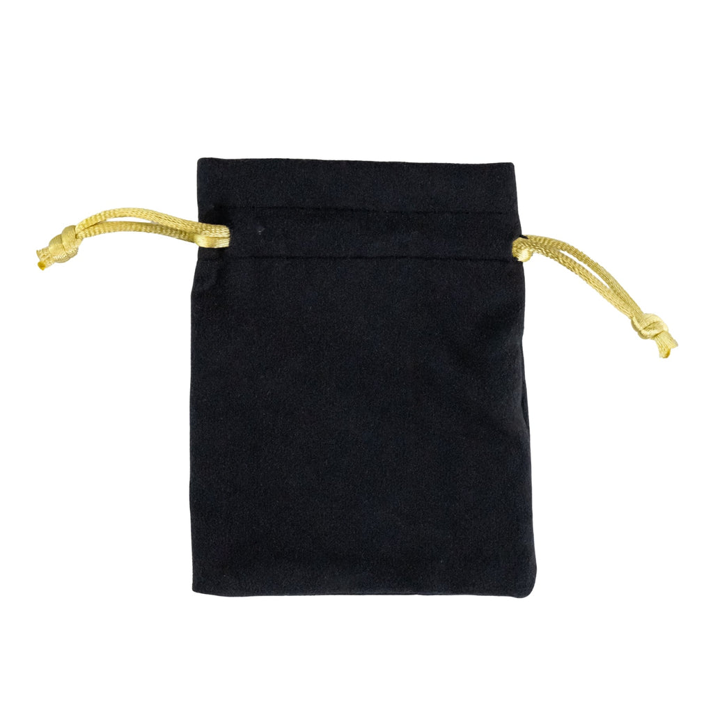 Black & Gold Drawstring Bag