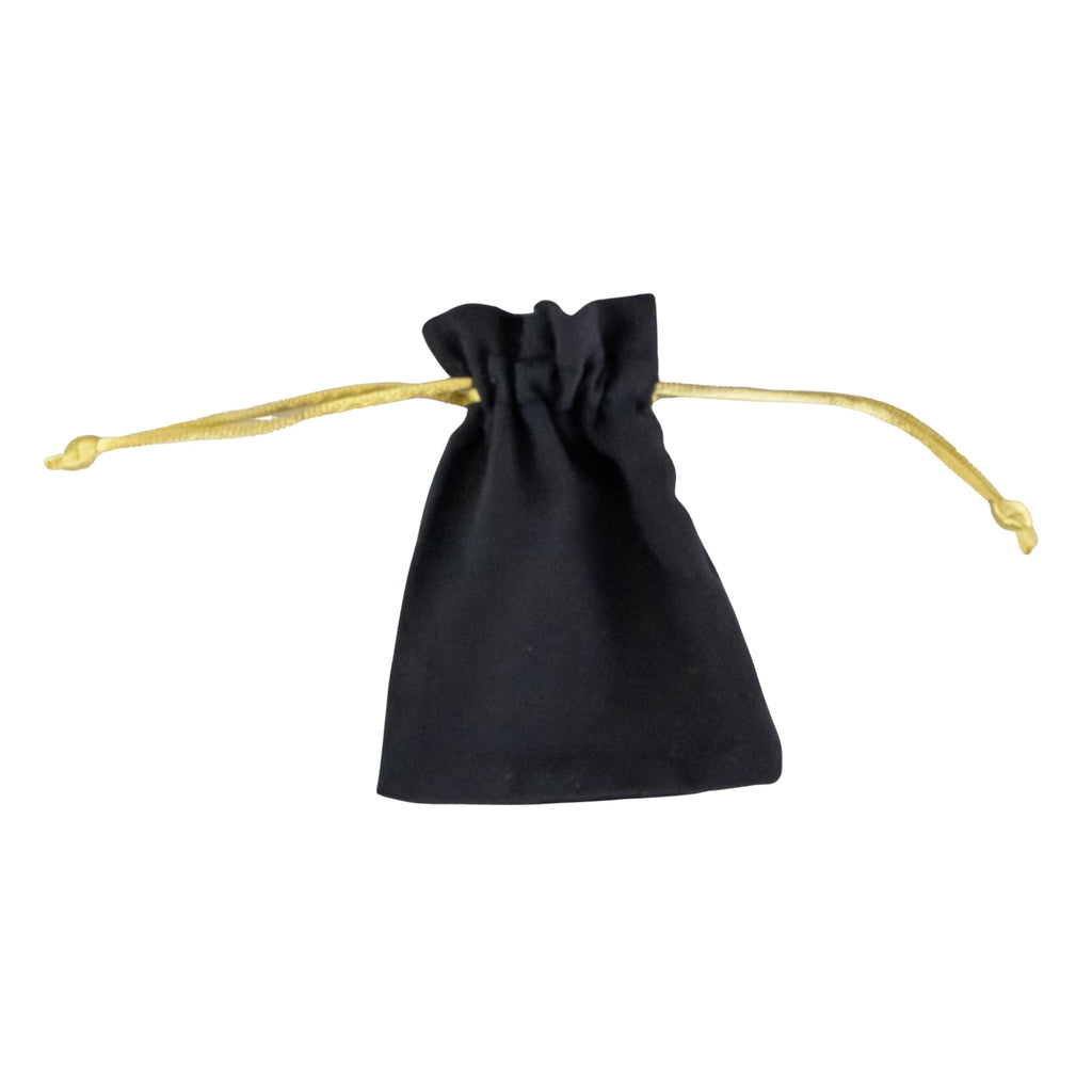 Black & Gold Drawstring Bag