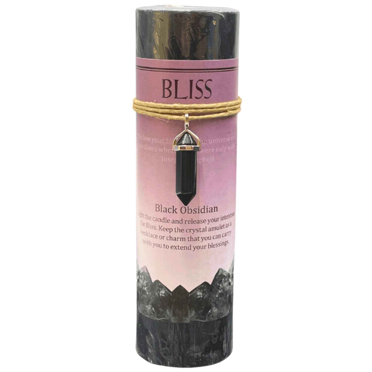 Crystal Energy Pillar Candle