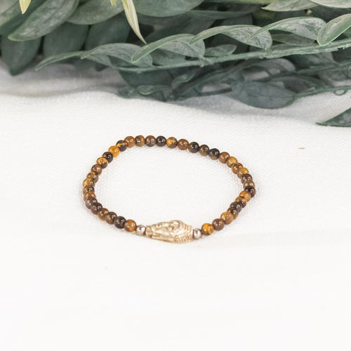 4mm Buddha Crystal Bracelet