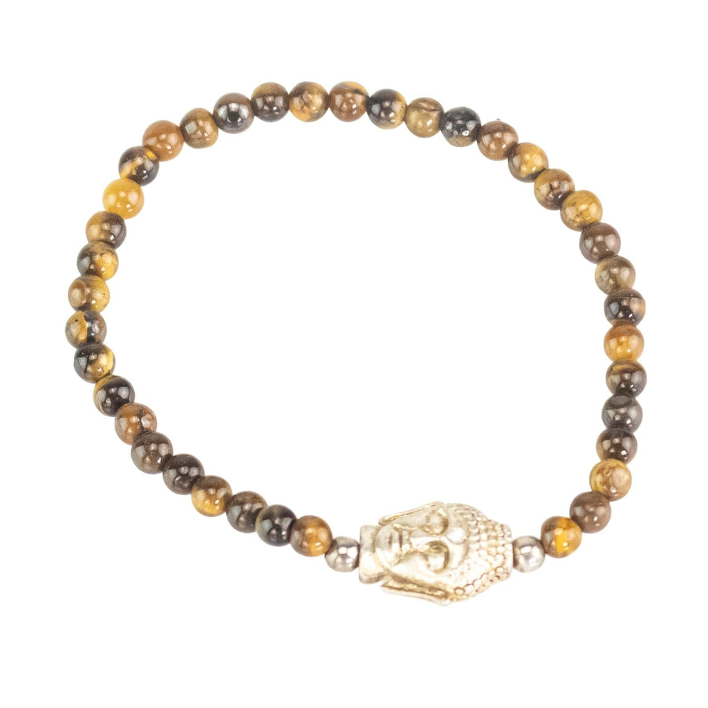 4mm Buddha Crystal Bracelet