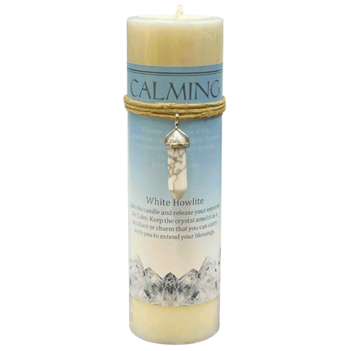 Crystal Energy Pillar Candle