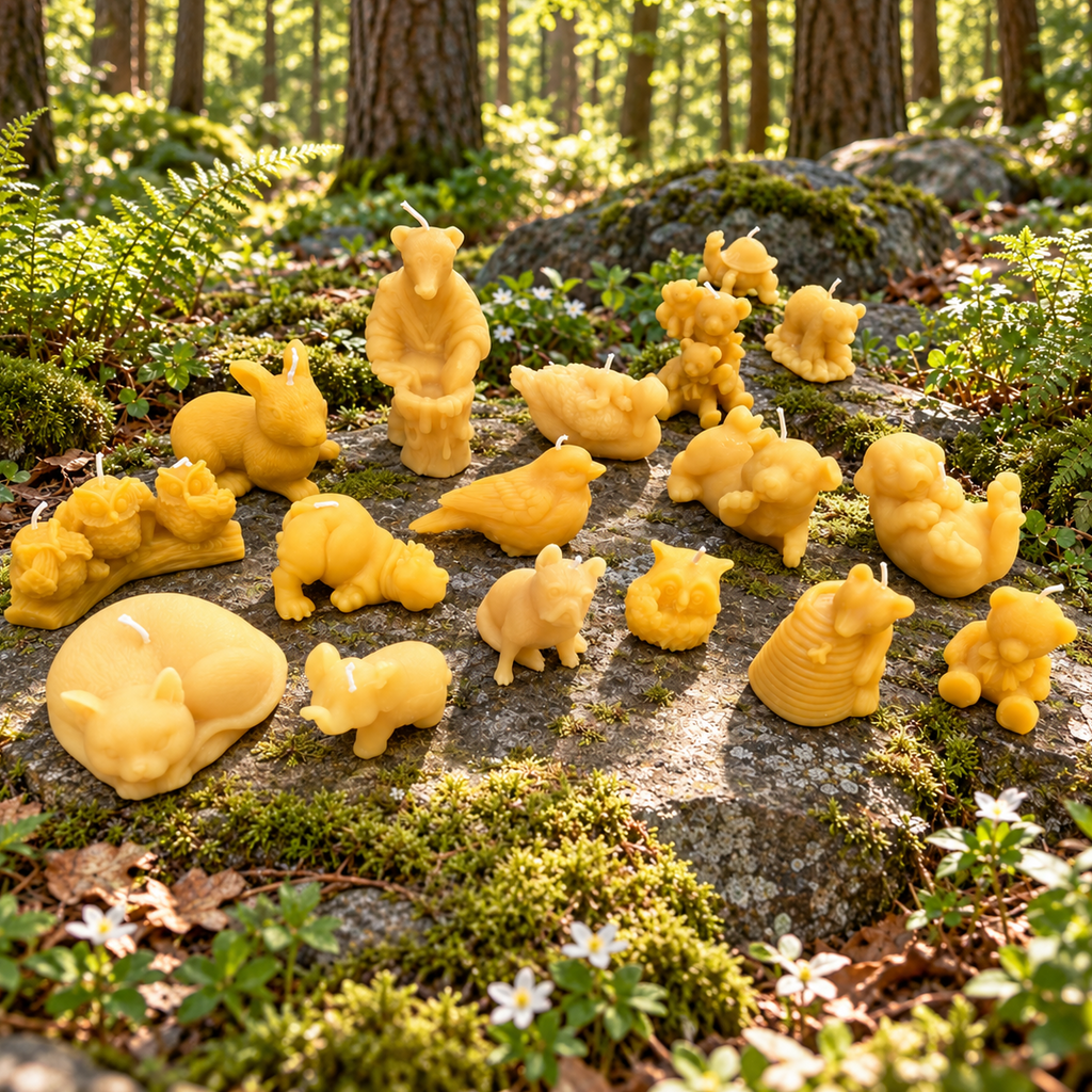 Animal Candles | Cute Creature Collection of Beeswax Candles