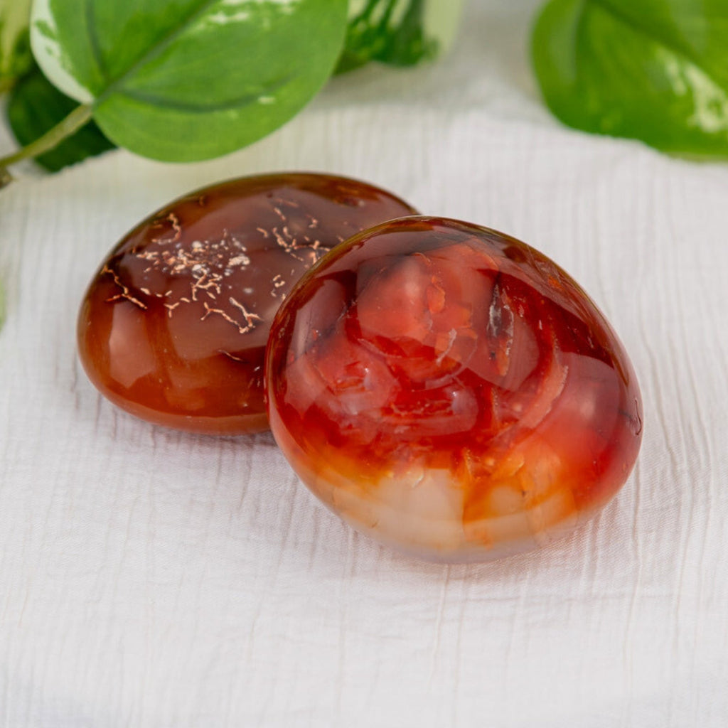 Carnelian Large Palm Stone