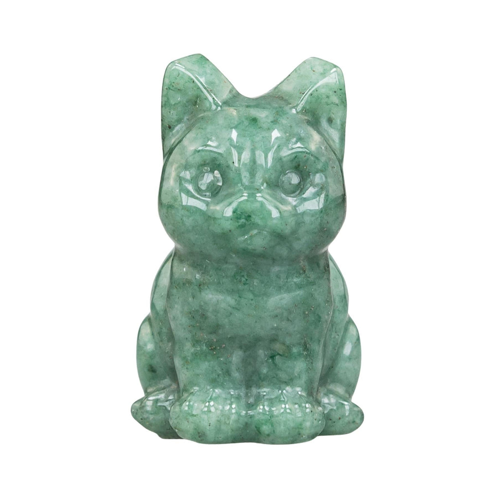 Green Aventurine Cat Statue