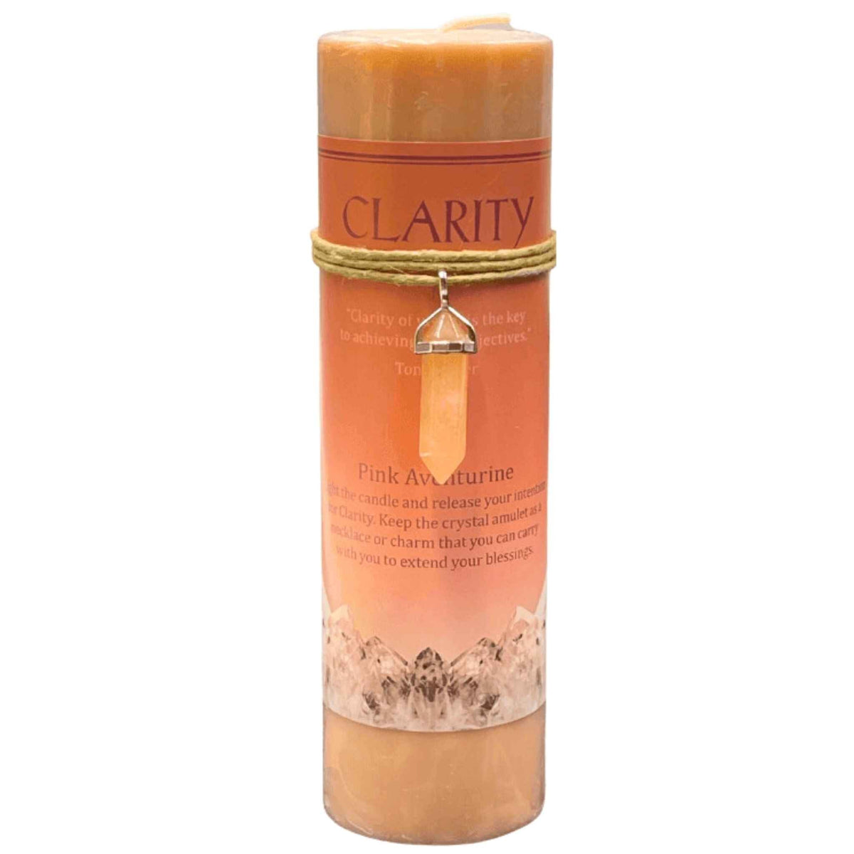 Crystal Energy Pillar Candle