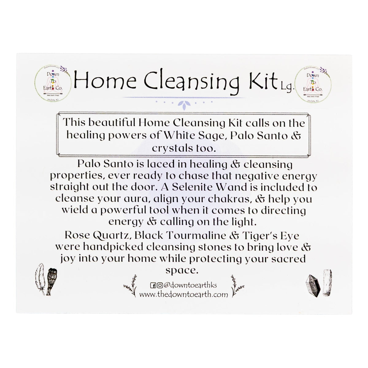Home Cleansing and Blessings Kit Lg