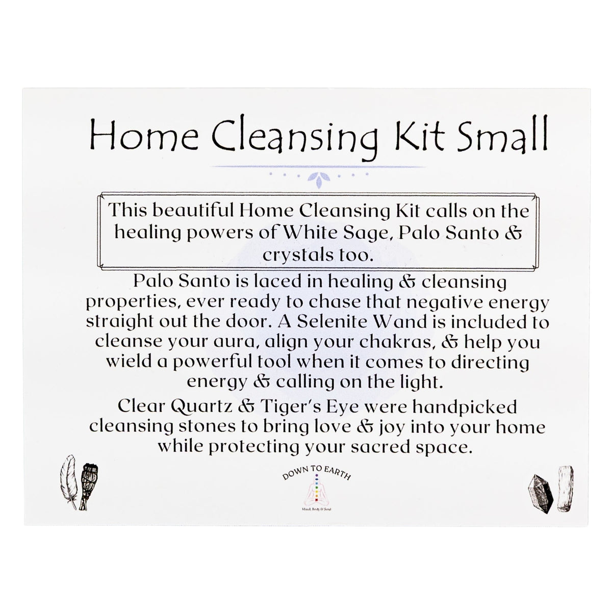 Home Cleansing and Blessings Kit Sm