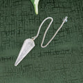 Clear Quartz Faceted Pendulum
