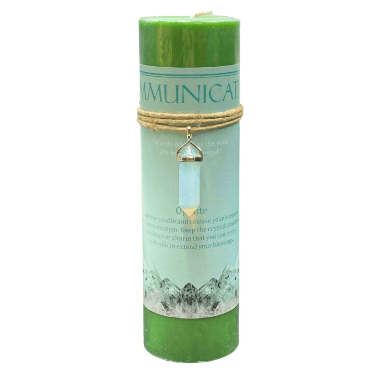 Crystal Energy Pillar Candle