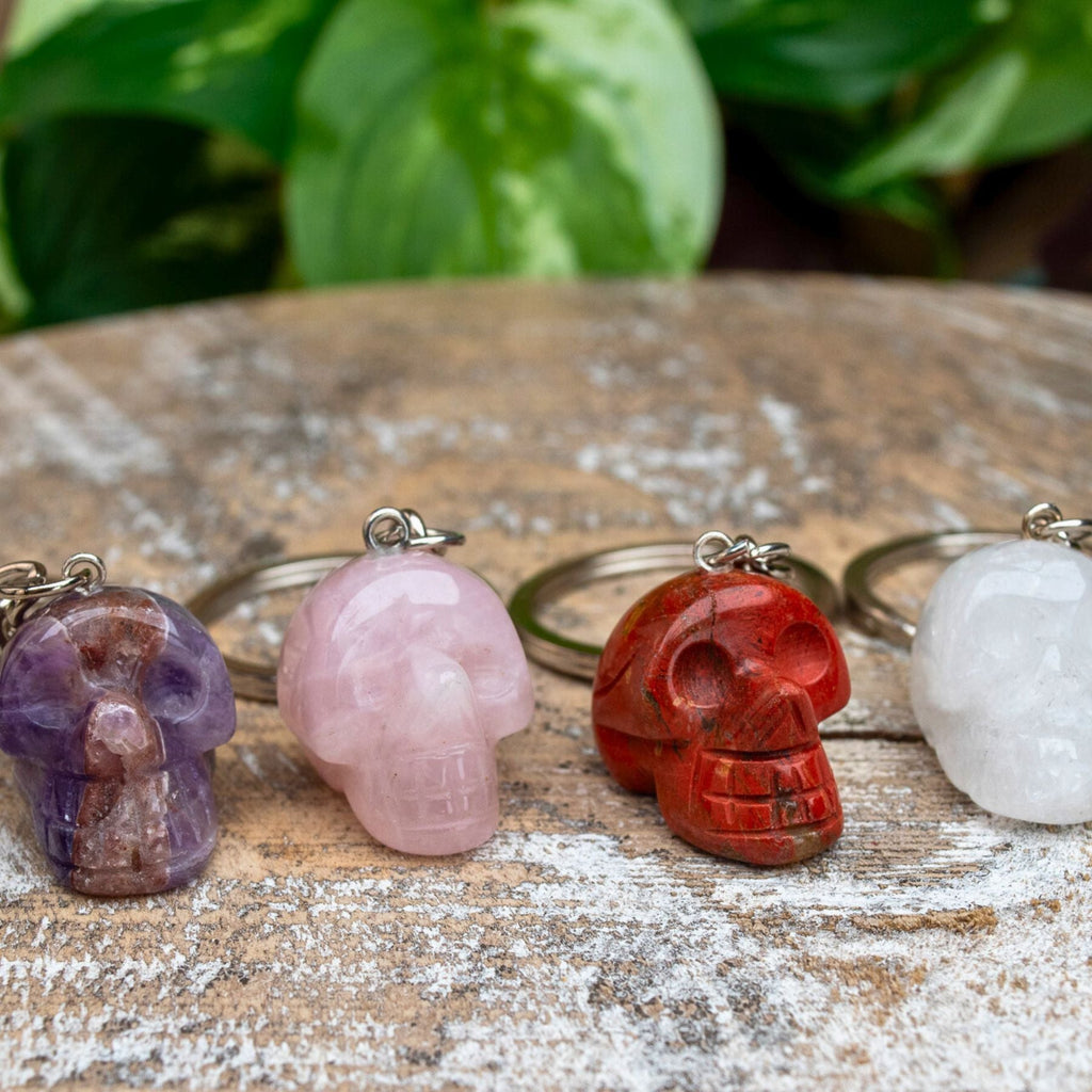 Crystal Skull Keychain