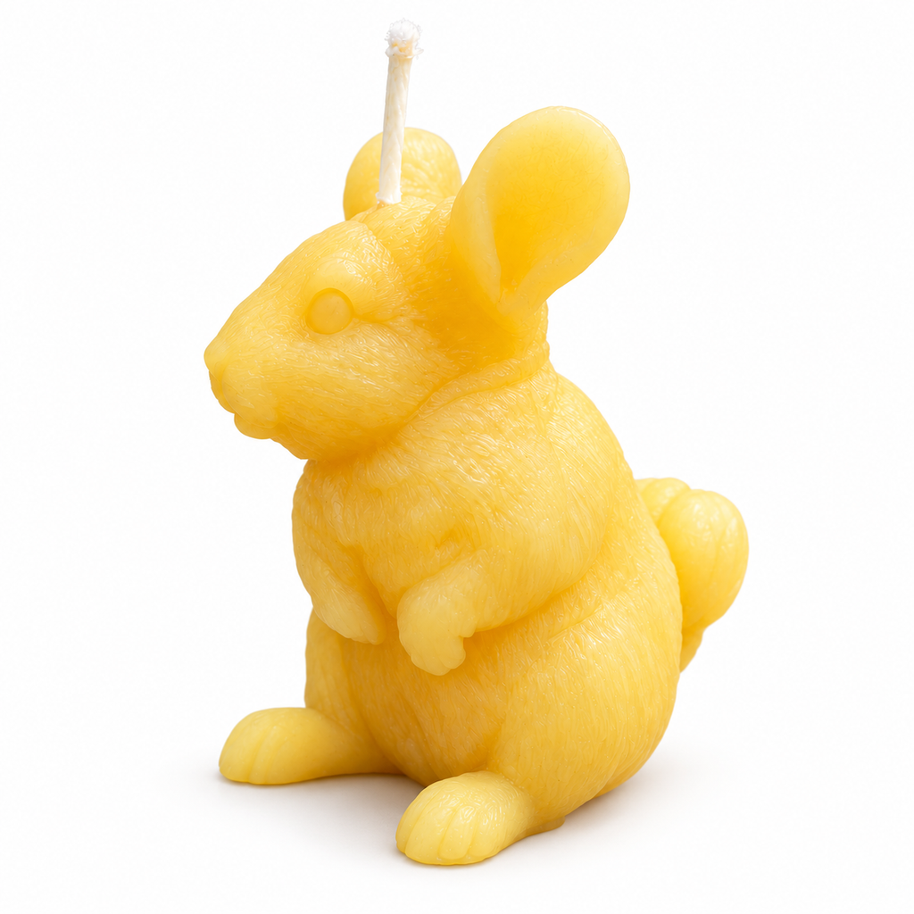 Chinchilla Beeswax Candle