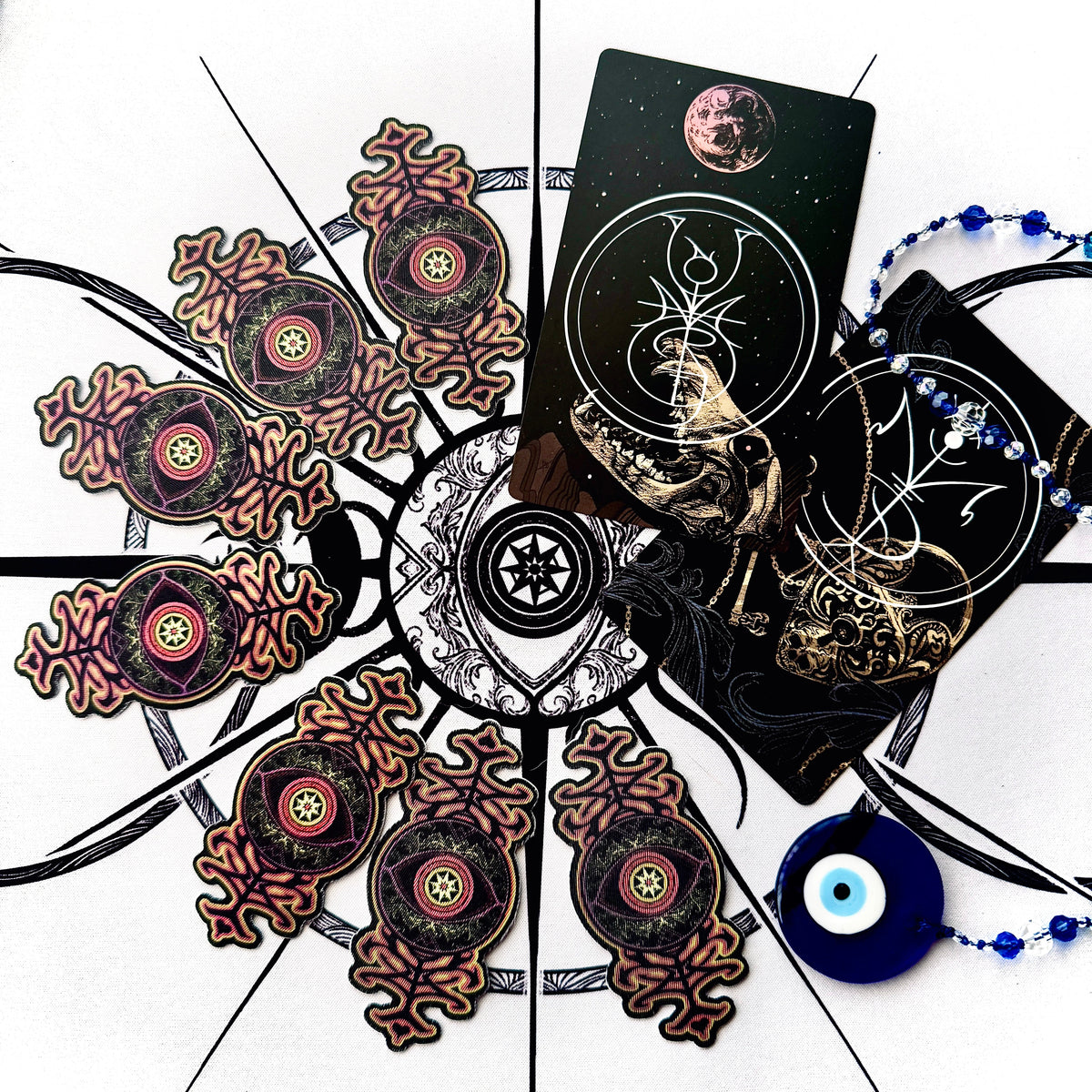 **NEW** Sticker - Protection Sigil (“Xian Evil Eye”)