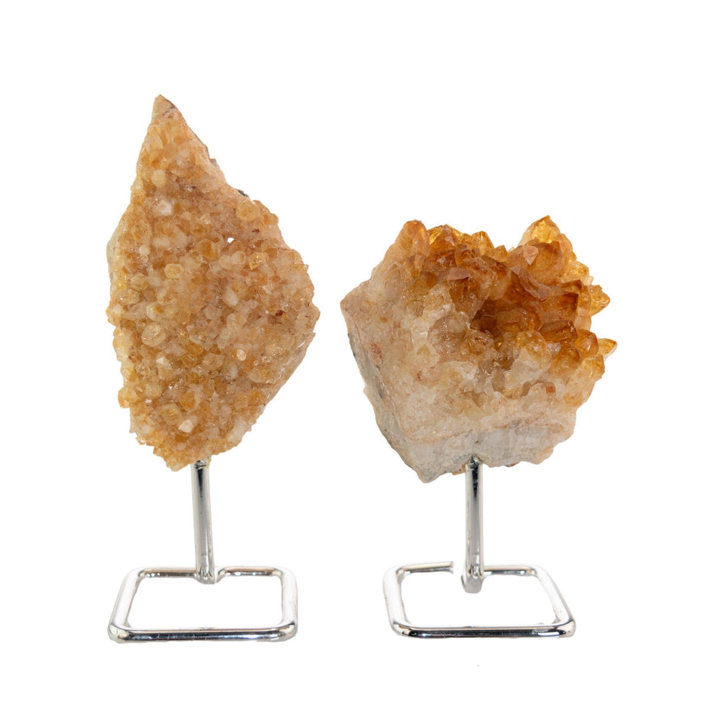 Druze Citrine on Stand