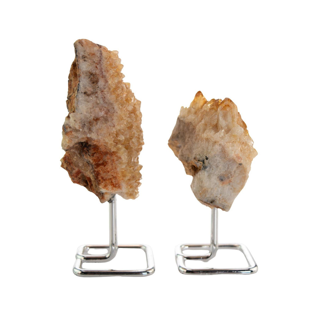 Druze Citrine on Stand