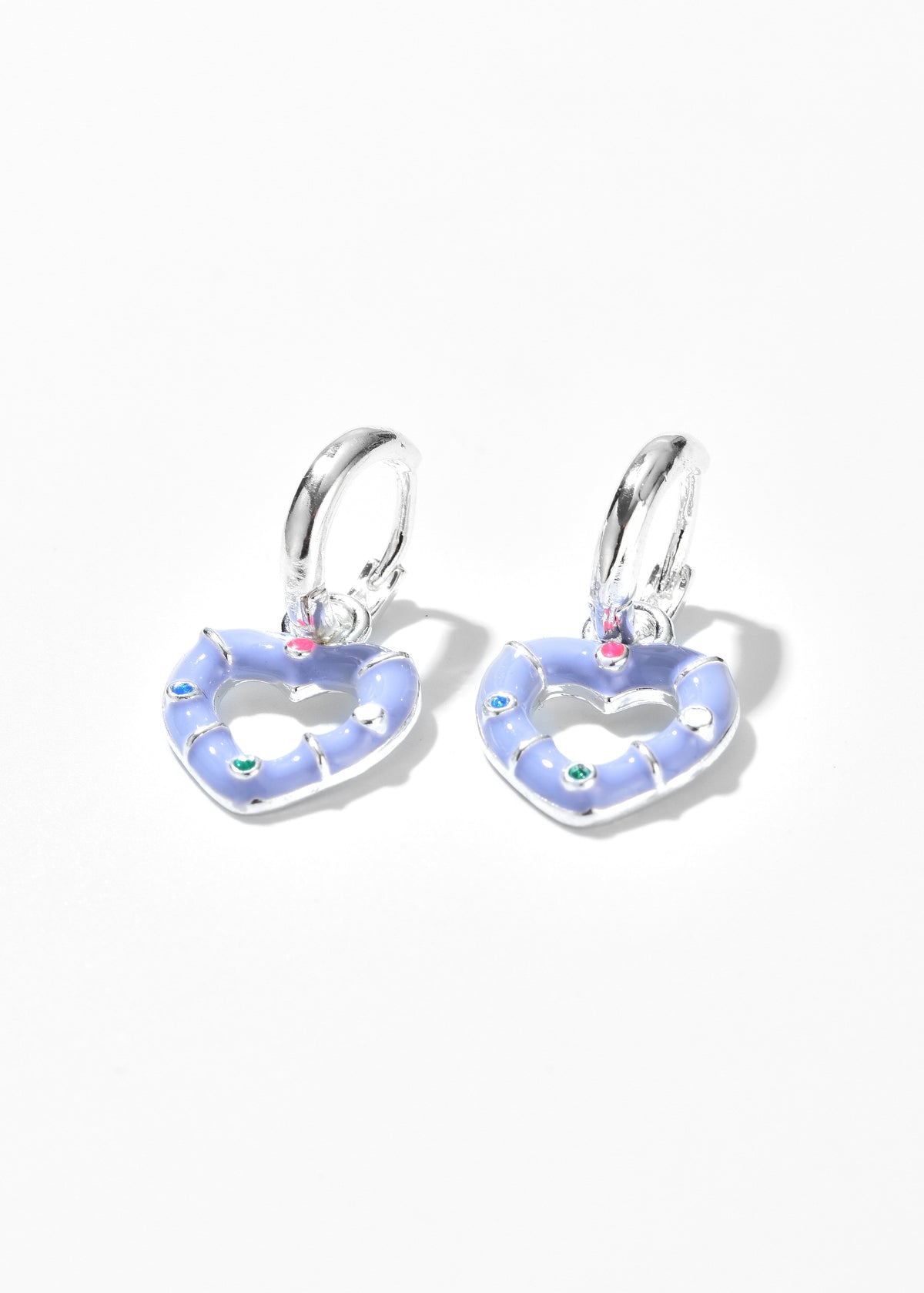 Heart Hoop Earrings