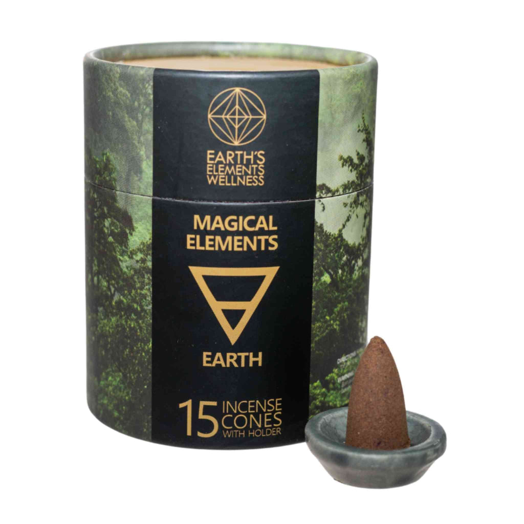 Magical Elements Incense Cones w/Burner