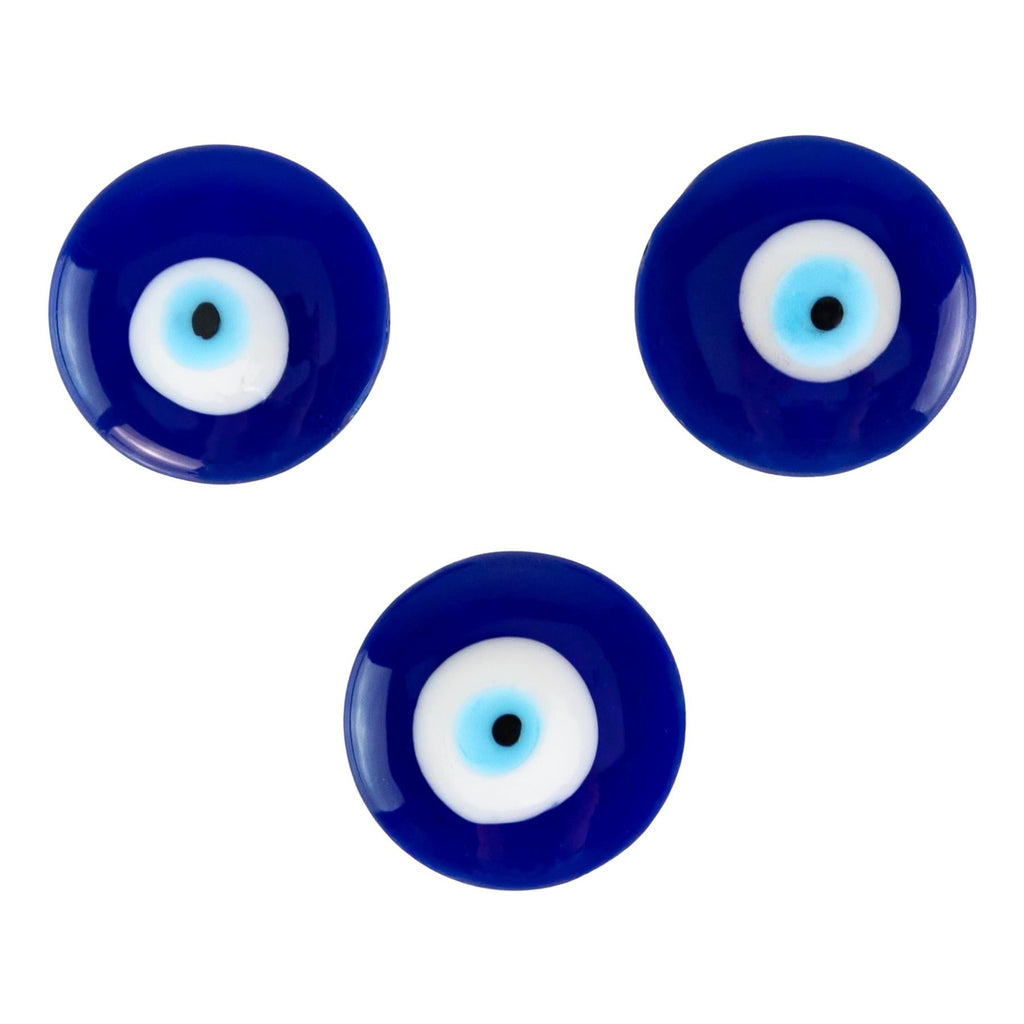 Round Glass Evil Eye Charm