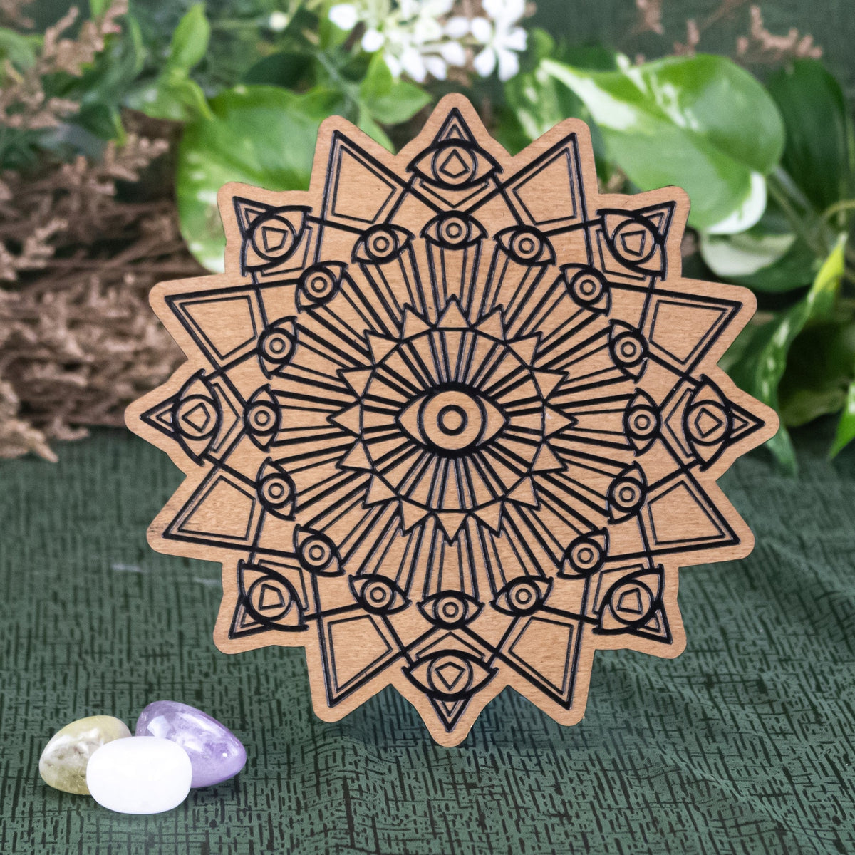 Evil Eye Crystal Grid