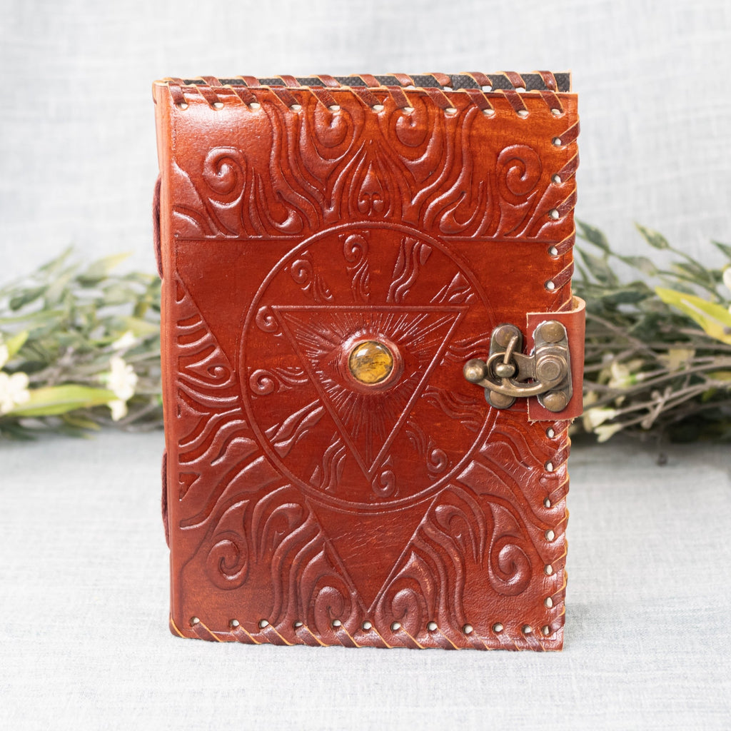 Evil Eye Leather Journal