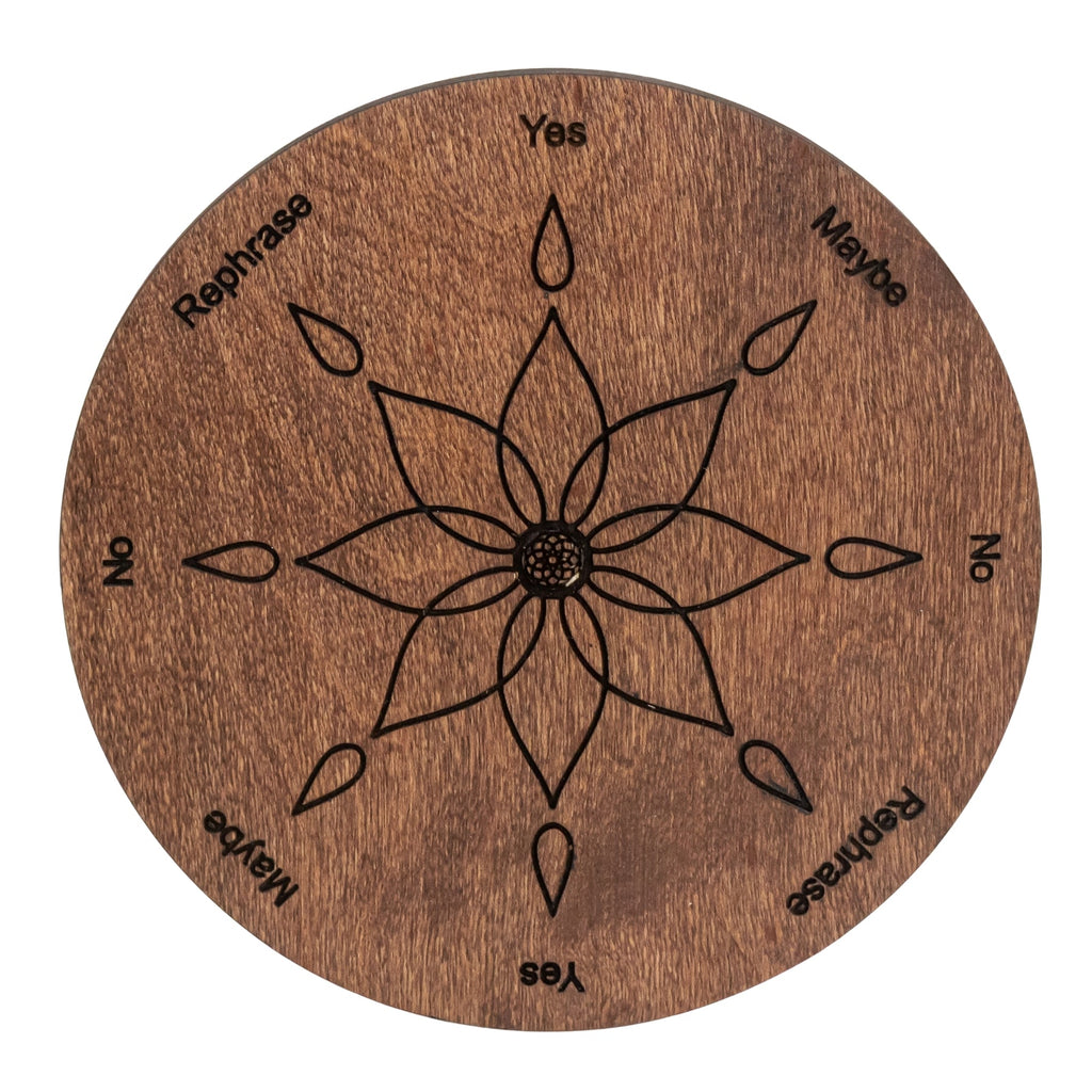 Wooden Flower Pendulum Board