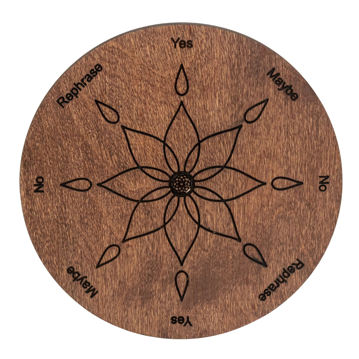 Wooden Flower Pendulum Board