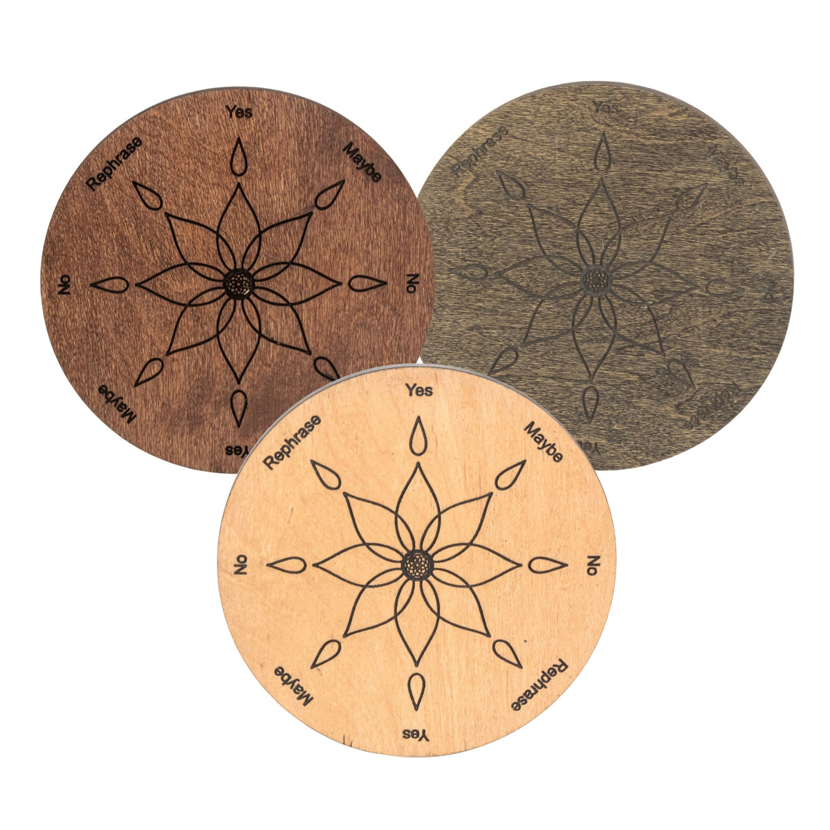 Wooden Flower Pendulum Board