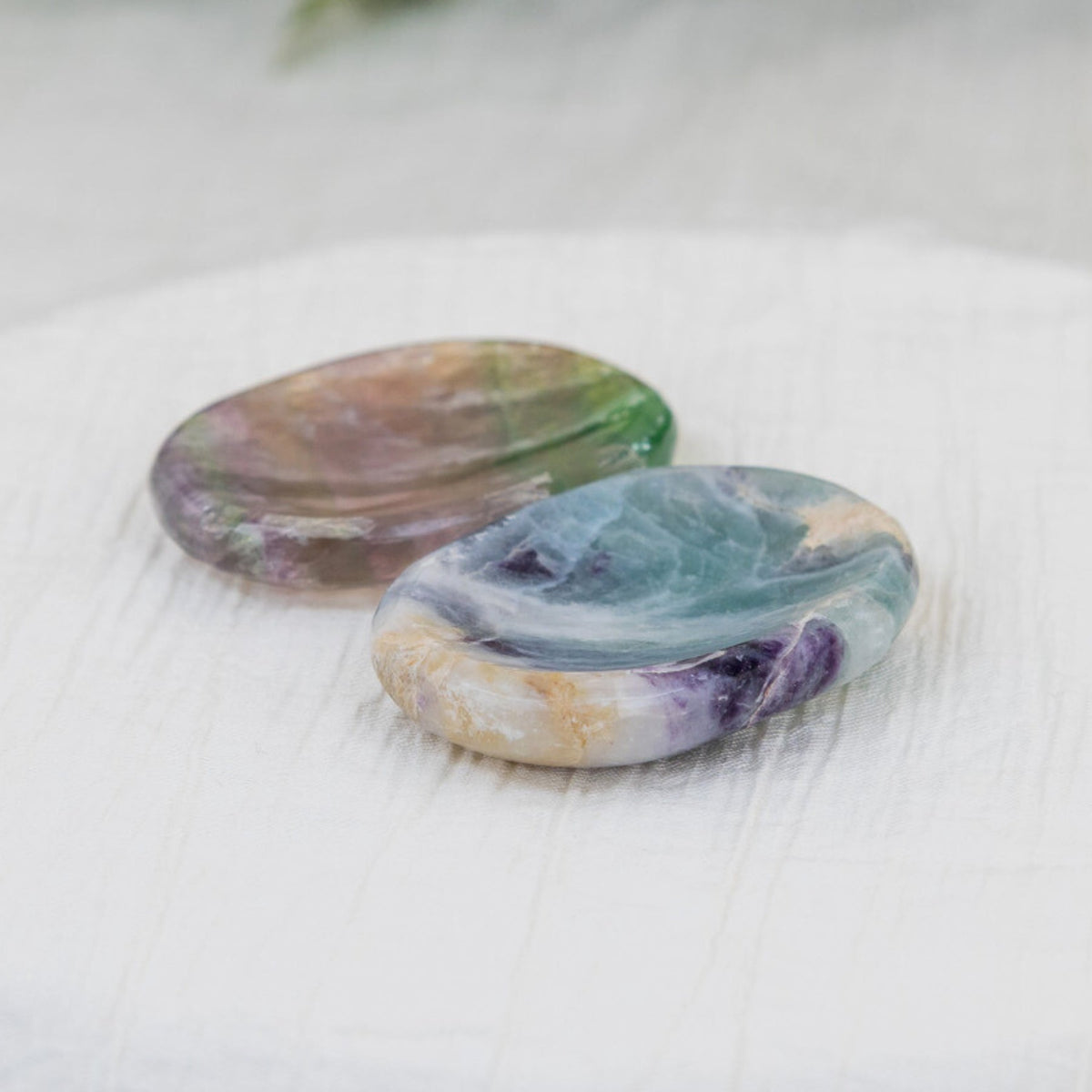 Fluorite Worry Stone