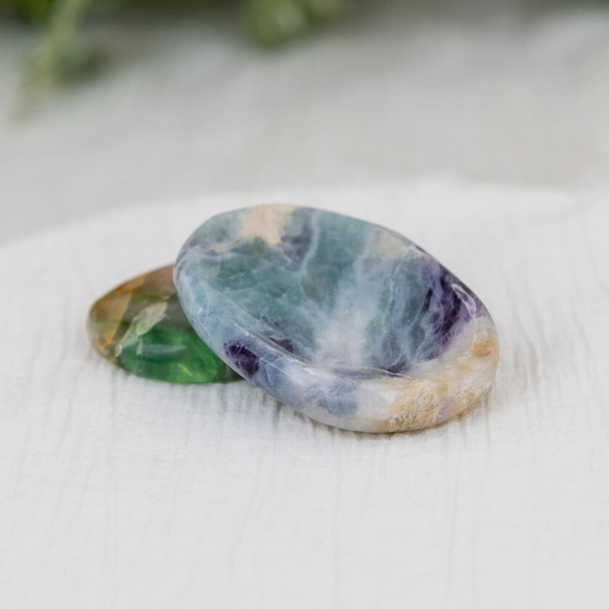 Fluorite Worry Stone
