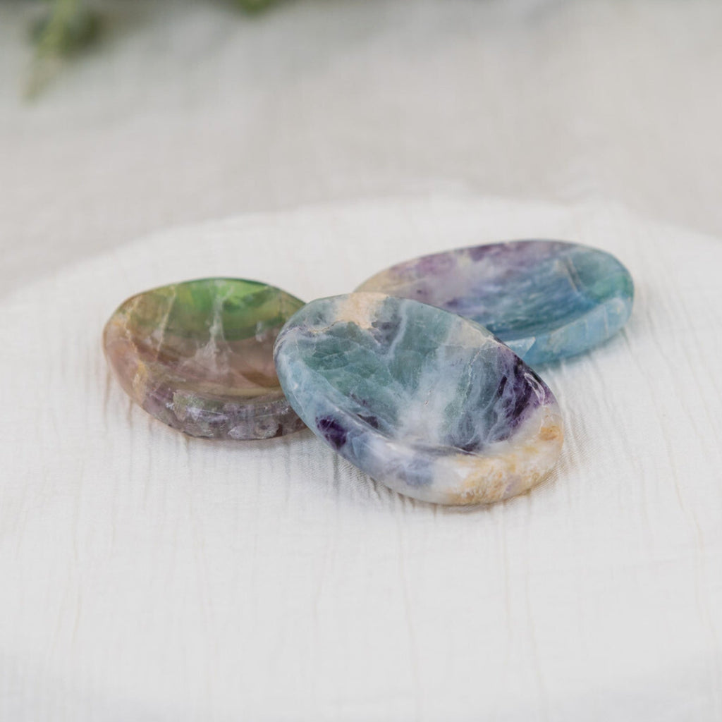 Fluorite Worry Stone
