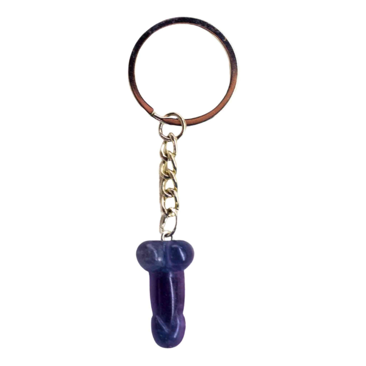 Crystal Phallus Keychain