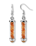 Carnelian Earrings for Prosperity,Creativity & Good Luck