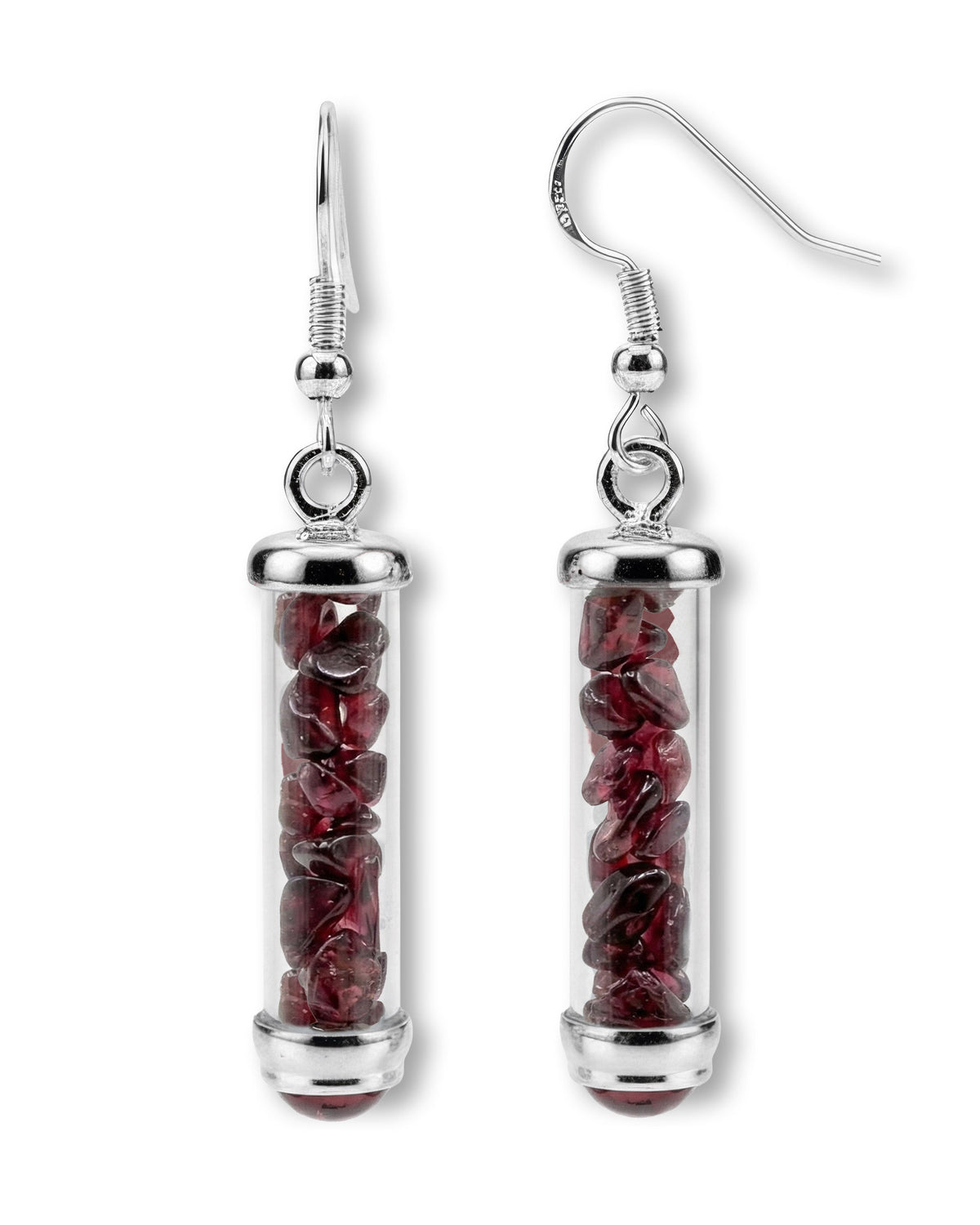 Garnet Earrings for Healing, Purifying & Romance