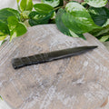 Golden Sheen Knife with Spiral Handle