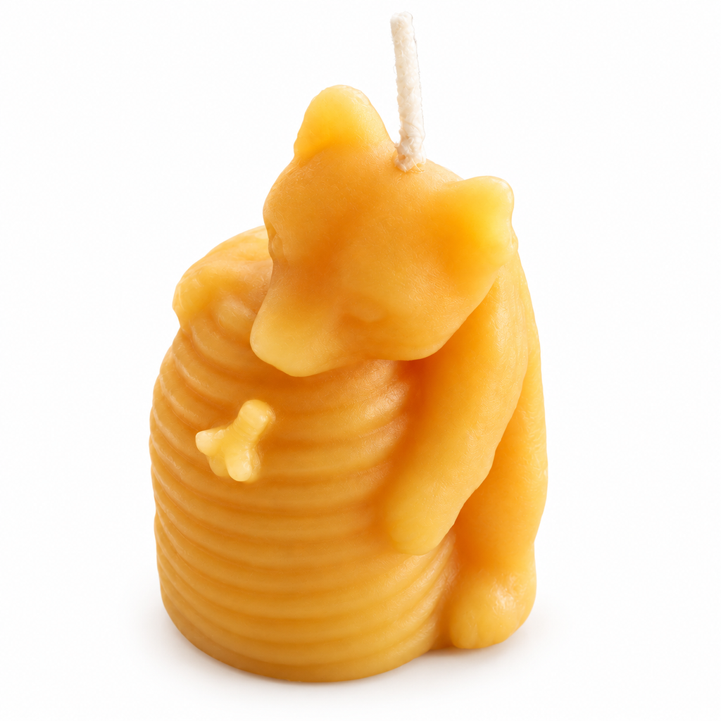 Honey Haven Bear Beeswax Candle