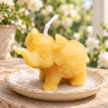 African Elephant Beeswax Candle