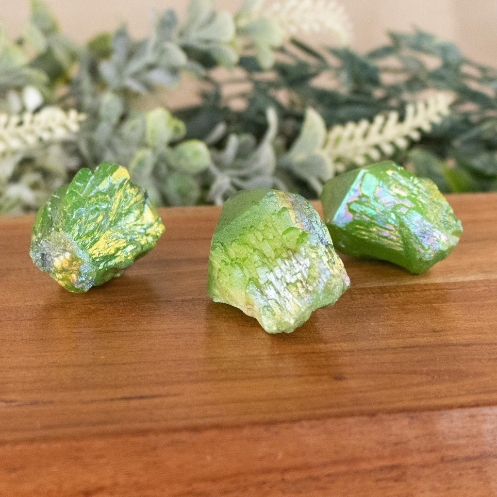 Green Aura Quartz Point 1lb