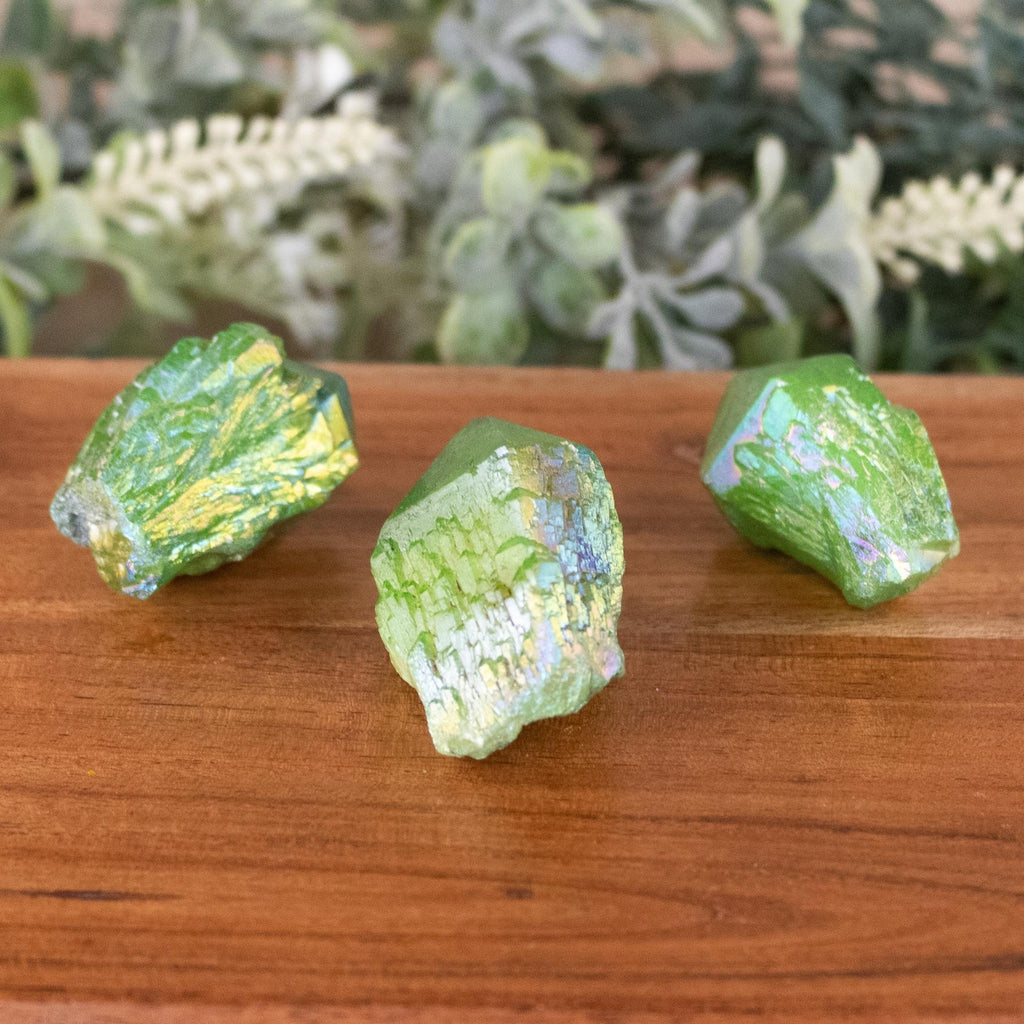 Green Aura Quartz Point 1lb