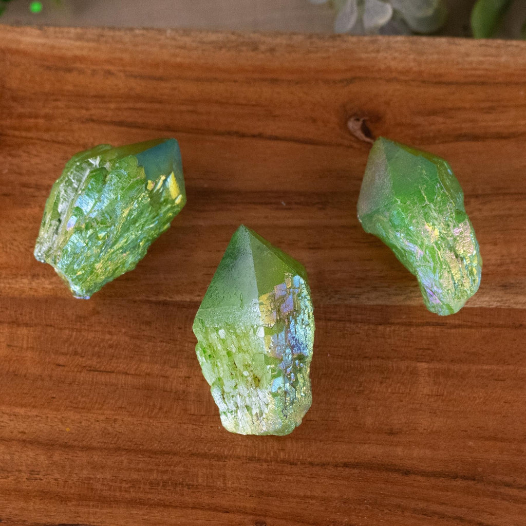 Green Aura Quartz Point 1lb