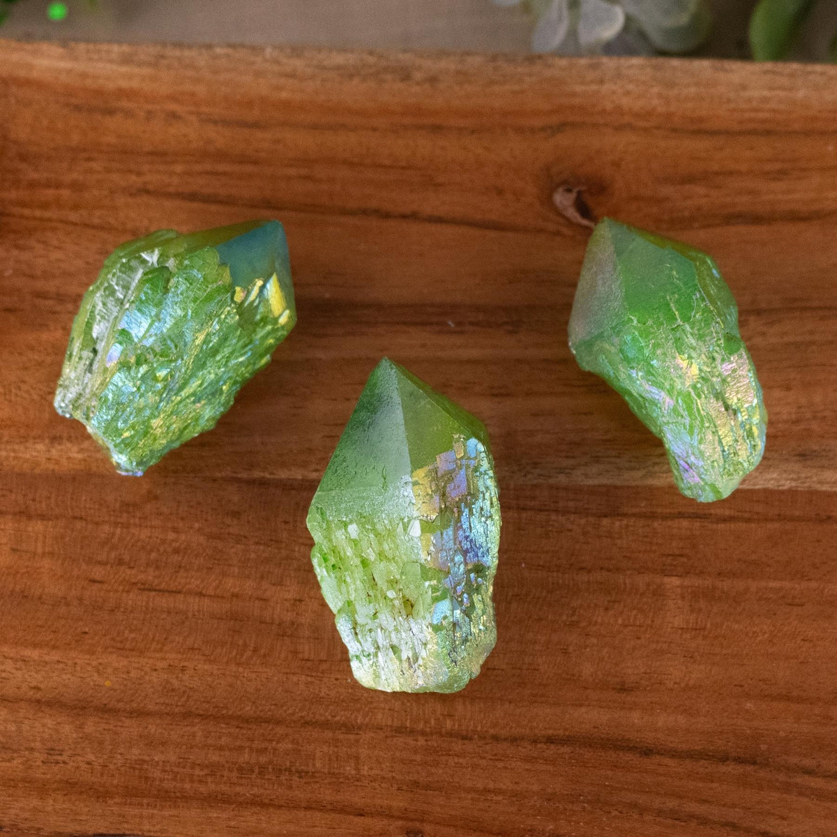Green Aura Quartz Point 1lb