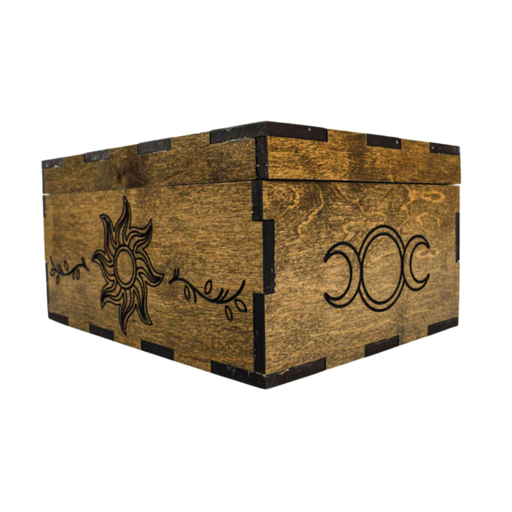 Hand Crafted Sunburst Box