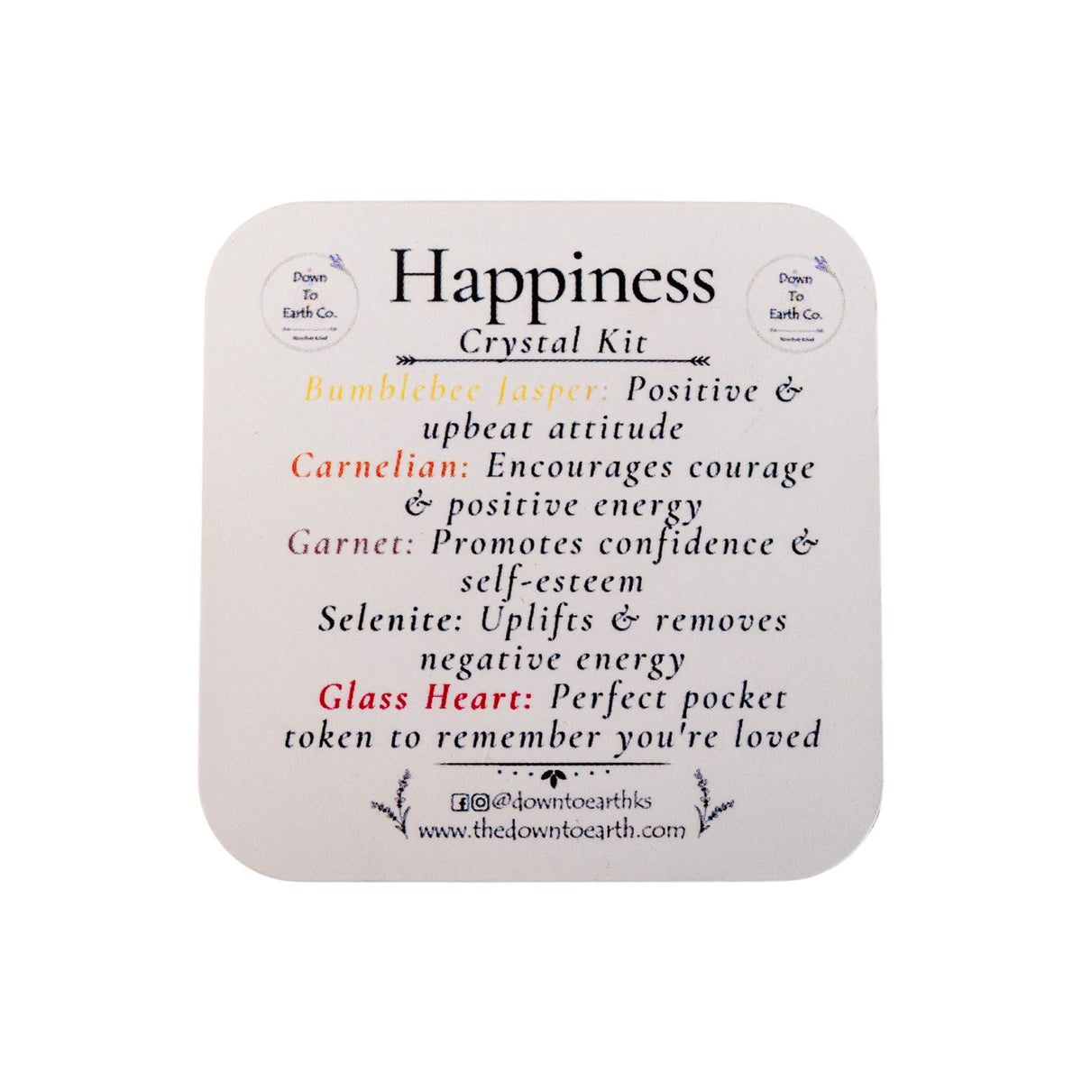 Happiness Crystal Kit