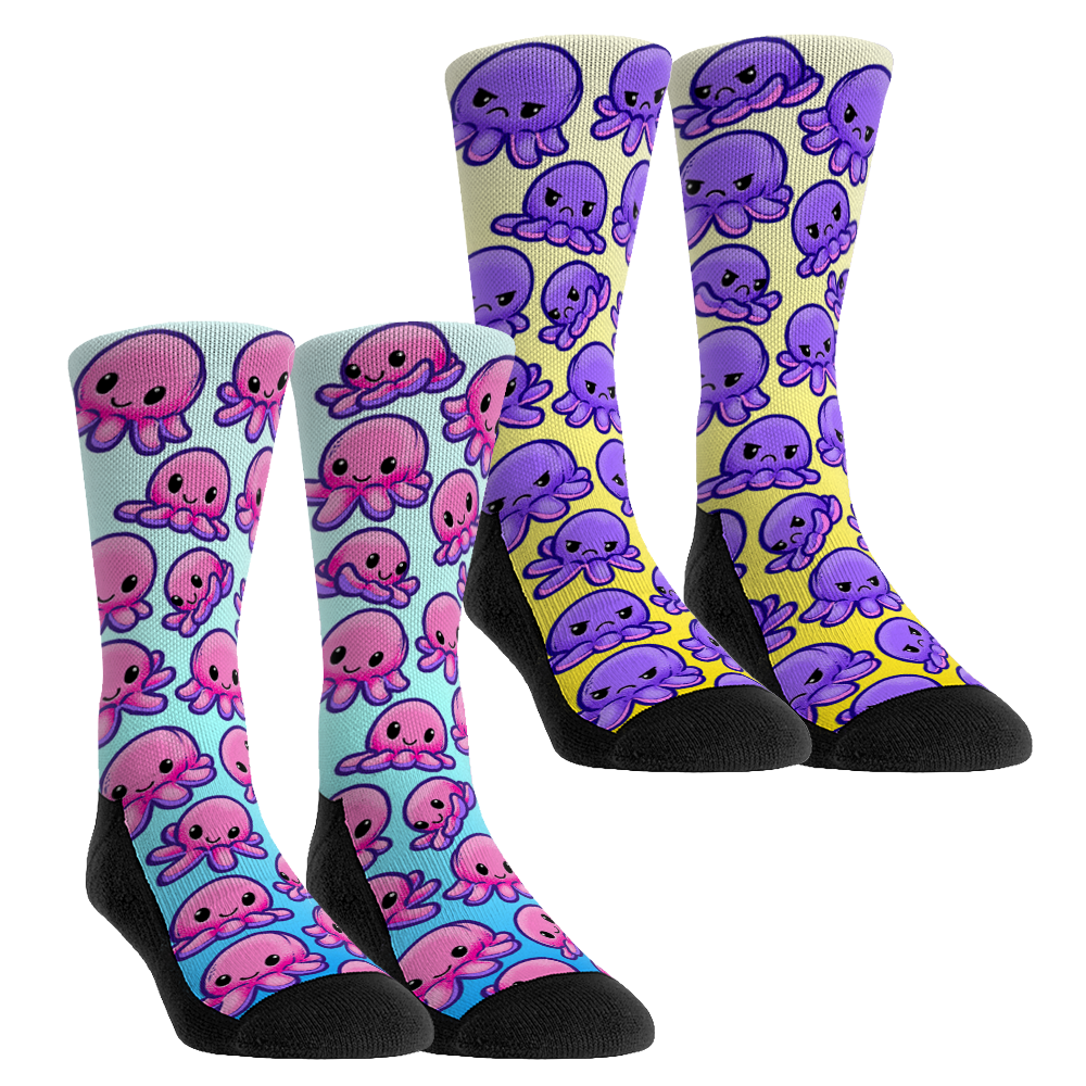 Happy / Sad Octopus - 2-Pack