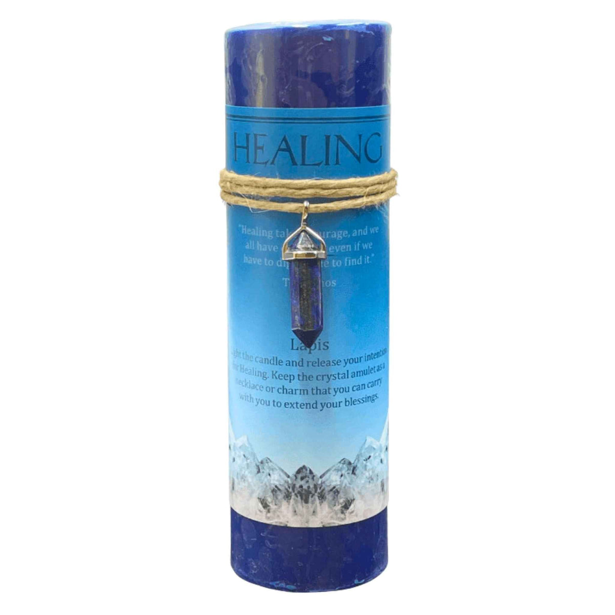 Crystal Energy Pillar Candle