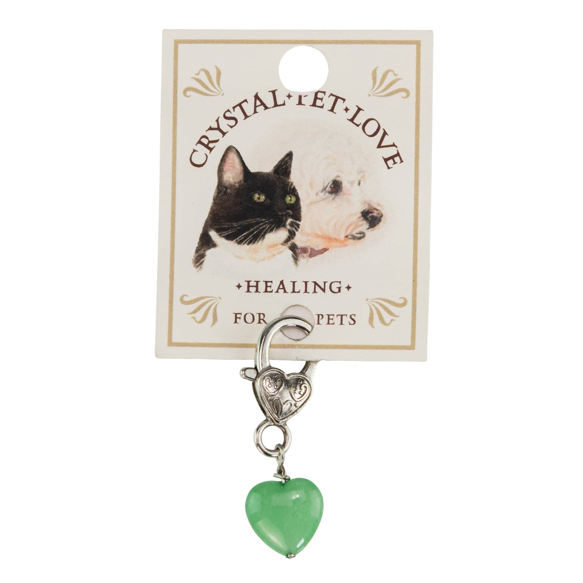 Crystal Heart Pet Pendant