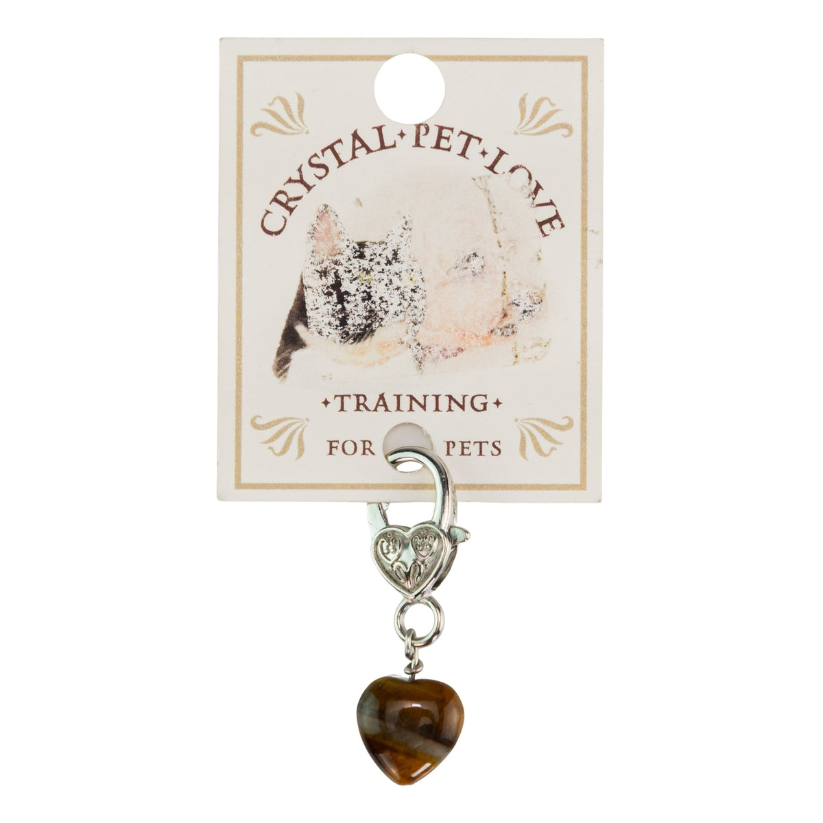 Crystal Heart Pet Pendant
