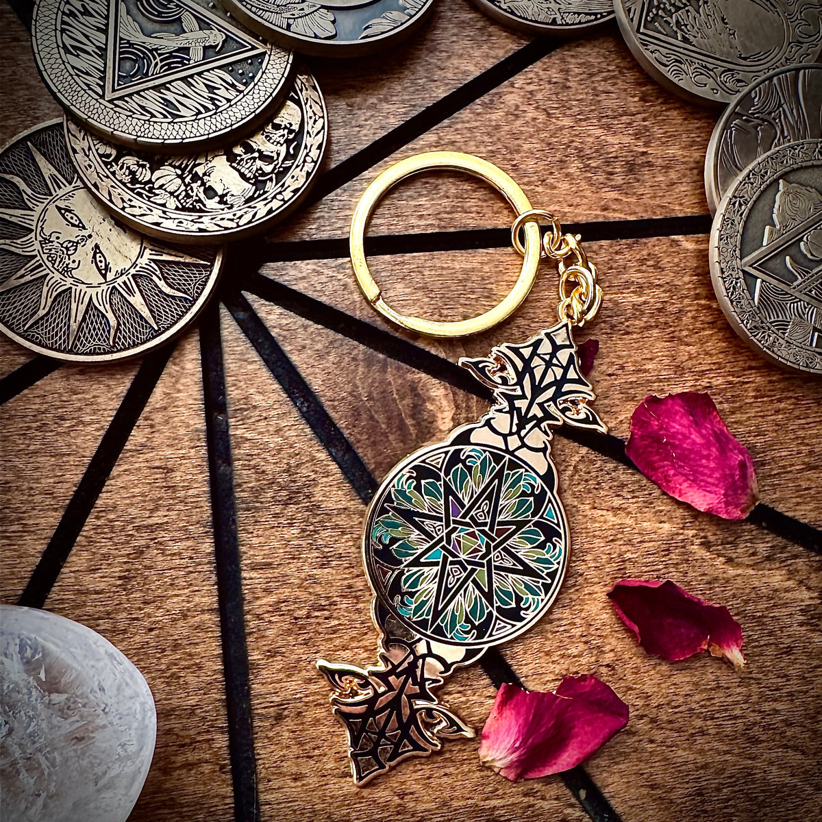 Sigil Keychain - Wealth & Abundance