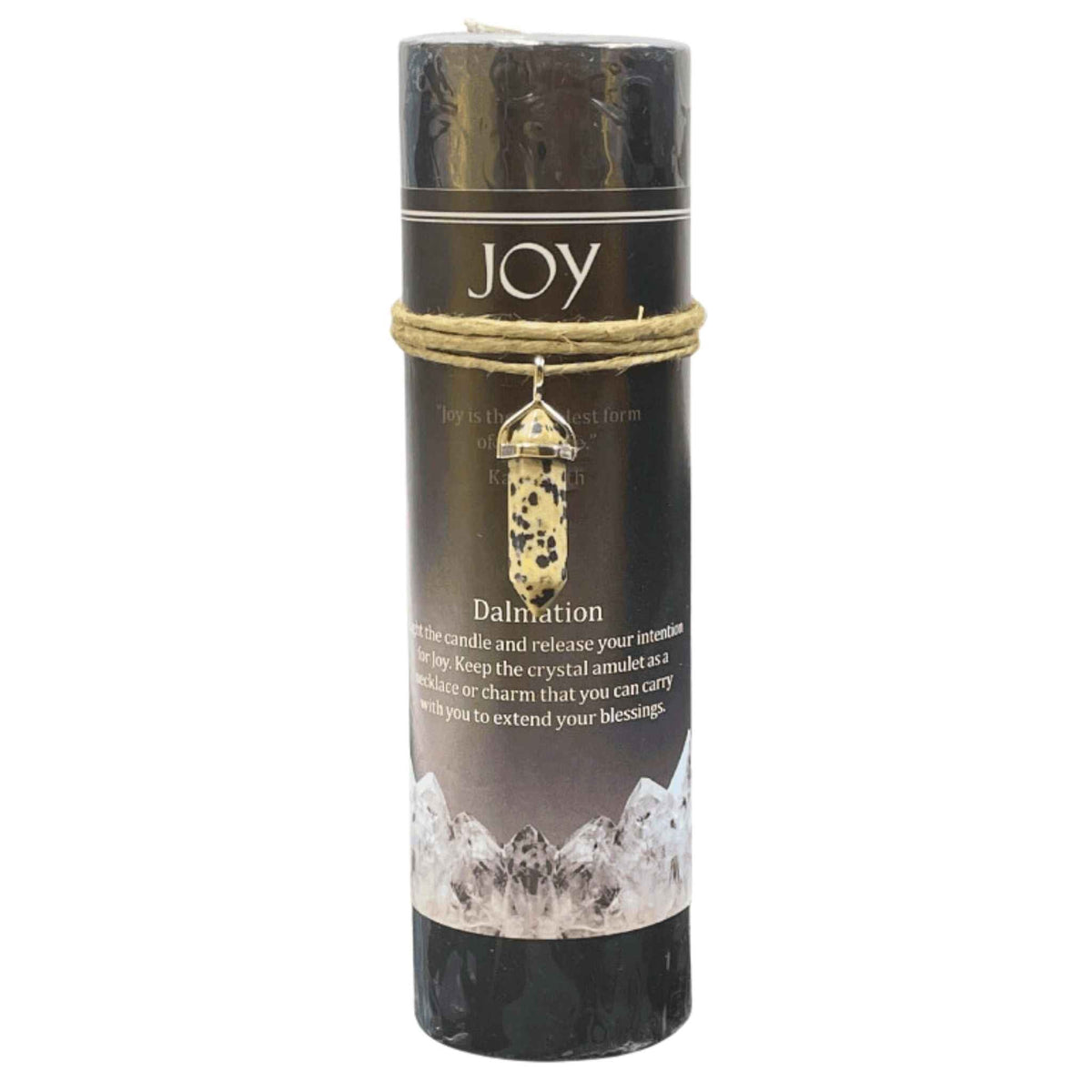 Crystal Energy Pillar Candle